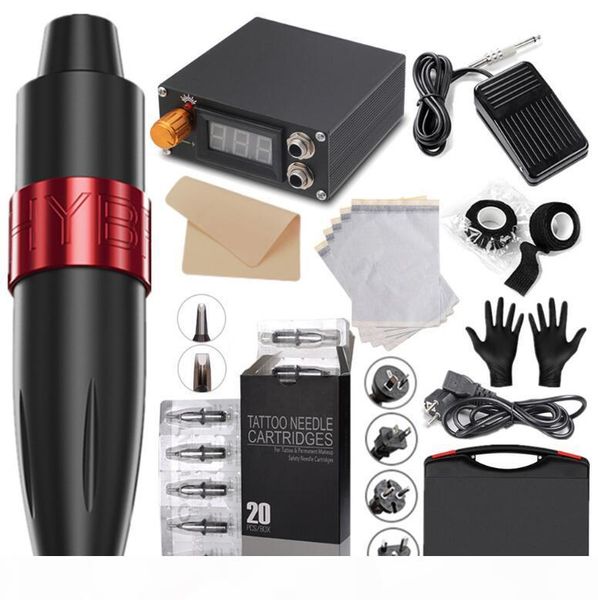 epack dragonhawk arashi rotary tattoo kit hybrid tattoo pen machine mini power supply disposable needles tattoo supply
epack dragonhawk arashi rotary tattoo kit hybrid tattoo pen machine mini power supply disposable needles tattoo supply