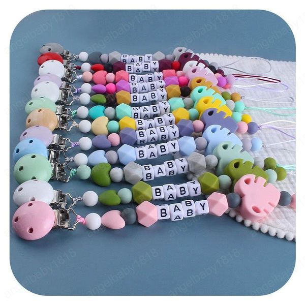 new 2021 silicone baby pacifier clip chain wooden pacifier clips holder chupetas soother pacifier clips leash strap nipple holder
new 2021 silicone baby pacifier clip chain wooden pacifier clips holder chupetas soother pacifier clips leash strap nipple holder