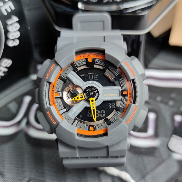 full-featured ga wrist watches led dual display men women luxury royal oak electronic analog digital ladies waterproof clock 110-1, Slivery;brown
full-featured ga wrist watches led dual display men women luxury royal oak electronic analog digital ladies waterproof clock 110-1, Slivery;brown