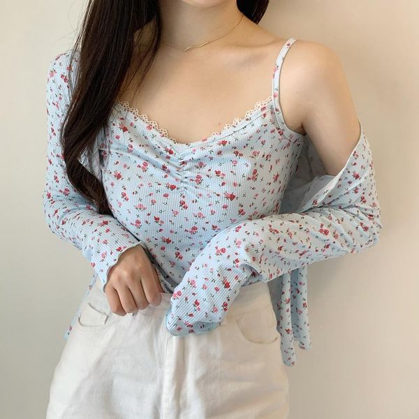 sweet shirt floral crop women summer 2020 stretchy camisole lace trim loose harajuku girl blue pink crop outfits, White
sweet shirt floral crop women summer 2020 stretchy camisole lace trim loose harajuku girl blue pink crop outfits, White