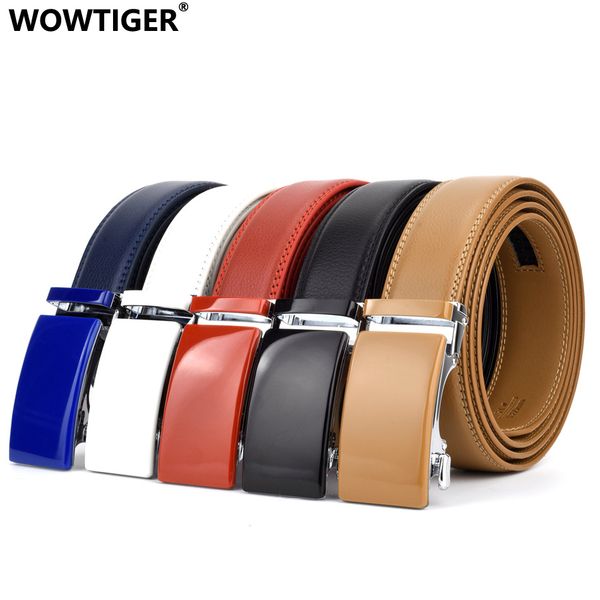 wowtiger black white red blue 35mm cowhide genuine leather belt for men male brand ratchet automatic luxury belts 201120, Black;brown
wowtiger black white red blue 35mm cowhide genuine leather belt for men male brand ratchet automatic luxury belts 201120, Black;brown