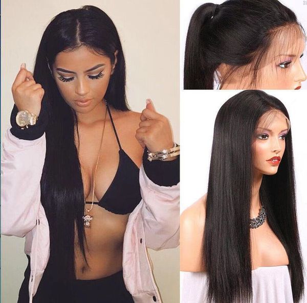 a variety of sizes of women's wigs cover european and american wig front lace chemical fiber wig black middle parting long straight han, Black;brown
a variety of sizes of women's wigs cover european and american wig front lace chemical fiber wig black middle parting long straight han, Black;brown