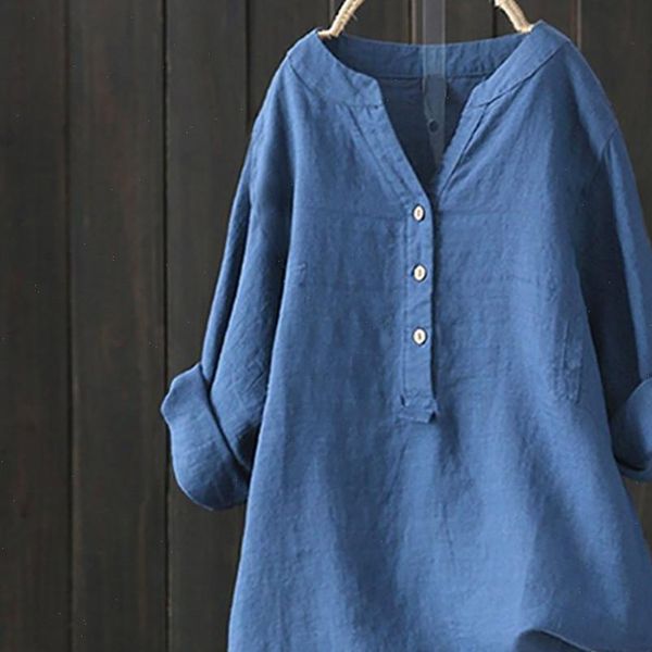 20 women blouse solid stand collar long sleeve shirt casual loose womens and blouses button women chemise femme, White
20 women blouse solid stand collar long sleeve shirt casual loose womens and blouses button women chemise femme, White