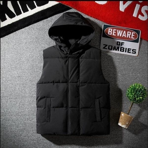 vest men new autumn winter warm sleeveless jacket waistcoat men's vest fashion casual coats mens 201116, Black;white
vest men new autumn winter warm sleeveless jacket waistcoat men's vest fashion casual coats mens 201116, Black;white