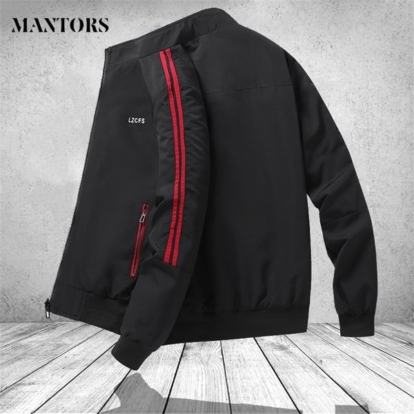 men's autumn jacket long sleeve bomber coat clothing motorcycle pilot striped windbreaker male fashion black sportswear 3xl 201123, Black;brown
men's autumn jacket long sleeve bomber coat clothing motorcycle pilot striped windbreaker male fashion black sportswear 3xl 201123, Black;brown