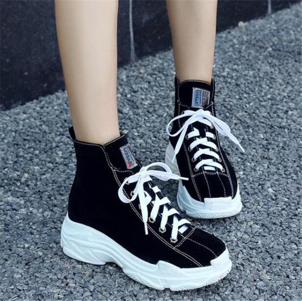 pxelena 2020 autumn winter punk ankle boots women flock lace up thick platform flat creepers gothic street boots 34-431, Black
pxelena 2020 autumn winter punk ankle boots women flock lace up thick platform flat creepers gothic street boots 34-431, Black