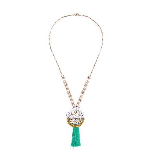 pendant necklaces bulk price bohemia resin semicircle daisy green tassel & pendants ethnic long chain necklace for women jewelry, Silver
pendant necklaces bulk price bohemia resin semicircle daisy green tassel & pendants ethnic long chain necklace for women jewelry, Silver