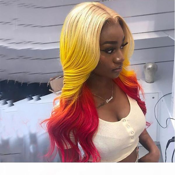 lace front red with yellow human hair wigs wave front wig for black women pre linman, Black;brown
lace front red with yellow human hair wigs wave front wig for black women pre linman, Black;brown