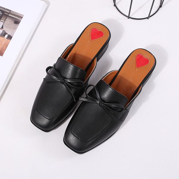 2021 new female inferior bowknot soft muller women's slippers will see style 95i5, Black
2021 new female inferior bowknot soft muller women's slippers will see style 95i5, Black