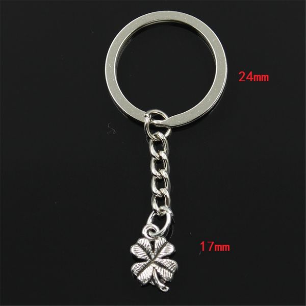 clover fashion keychain 17x11mm lucky irish four leaf pendants diy men jewelry car key chain ring holder souvenir for gi, Silver
clover fashion keychain 17x11mm lucky irish four leaf pendants diy men jewelry car key chain ring holder souvenir for gi, Silver