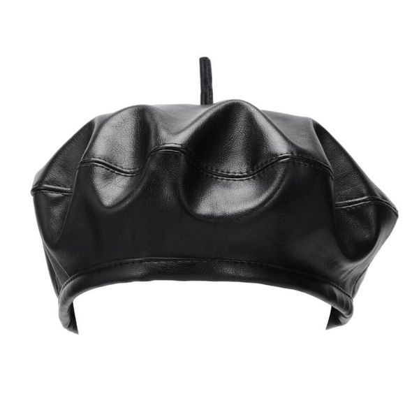 fashion women beret faux leather beret hat women cap female ladies beanie girls for spring and autumn, Blue;gray
fashion women beret faux leather beret hat women cap female ladies beanie girls for spring and autumn, Blue;gray