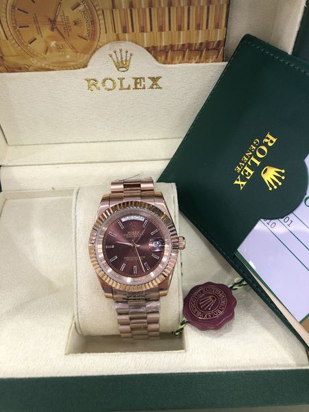 with original box president day date 18k gold perpetual luxury mens watch diamond stainless steel original strap automatic men watches, Slivery;brown
with original box president day date 18k gold perpetual luxury mens watch diamond stainless steel original strap automatic men watches, Slivery;brown
