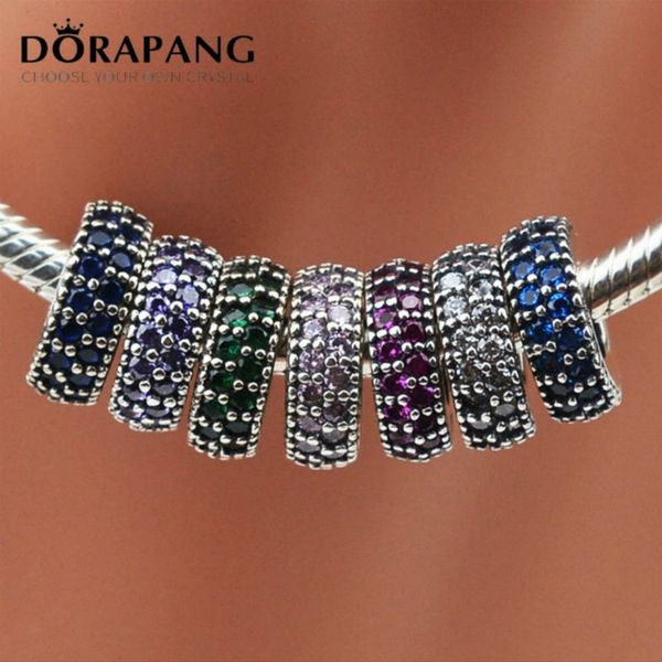 2021 new zircon charms spacers multicolor authentic 925 sterling silver fits european style bangle bracelet necklace 4019-4024, Bronze;silver
2021 new zircon charms spacers multicolor authentic 925 sterling silver fits european style bangle bracelet necklace 4019-4024, Bronze;silver
