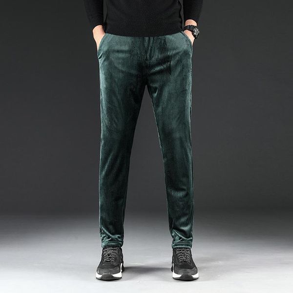 new men's corduroy casual pants business fashion solid straight regular fit trousers male black green men clothing undefined
new men's corduroy casual pants business fashion solid straight regular fit trousers male black green men clothing undefined