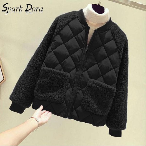 woman winter coats and jackets fashion outwear comfort lightweight cotton padded thick solid color women clothes, Black
woman winter coats and jackets fashion outwear comfort lightweight cotton padded thick solid color women clothes, Black