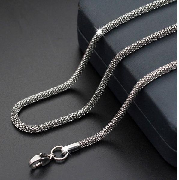 new fashion 3.2mm roll mesh chain stainless steel necklace round net chain stainless steel necklace jewelry a1, Silver
new fashion 3.2mm roll mesh chain stainless steel necklace round net chain stainless steel necklace jewelry a1, Silver
