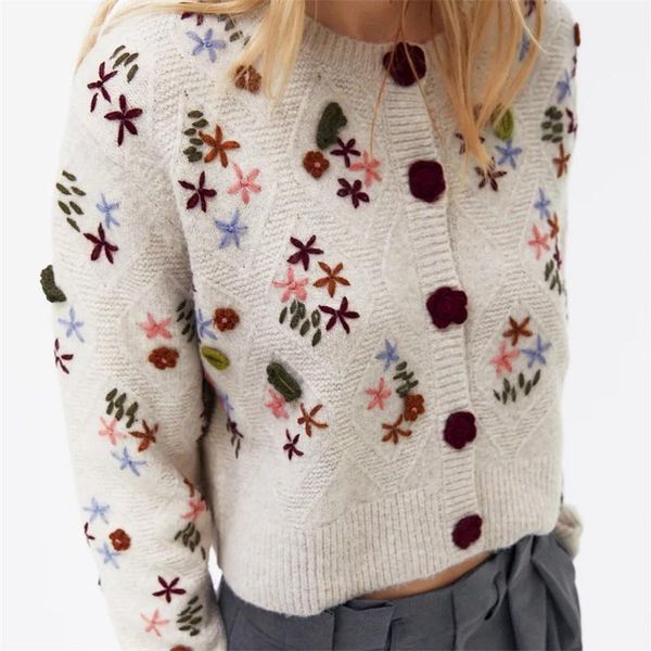 zxqj women 2020 fashion crochet flower decoration knitted cardigan sweater vintage long sleeve female outerwear chic, White
zxqj women 2020 fashion crochet flower decoration knitted cardigan sweater vintage long sleeve female outerwear chic, White