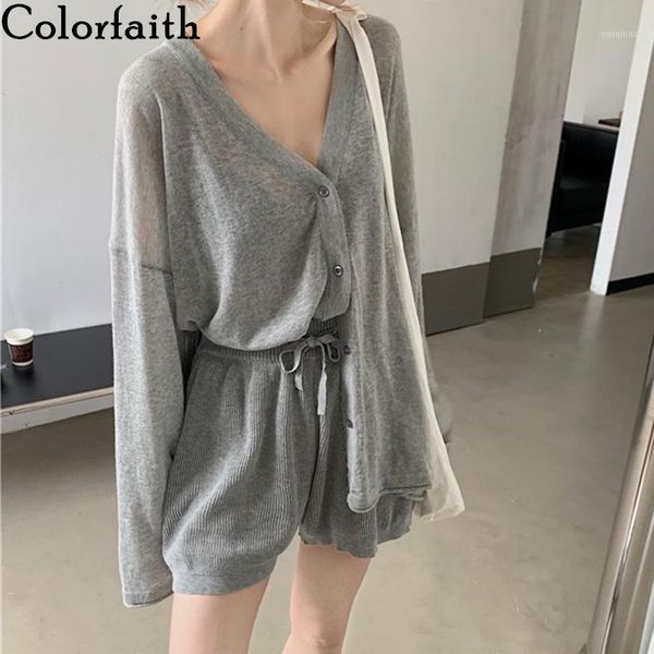colorfaith 2020 new autumn winter women sets 2 pieces sporty wide shorts lounge wear knitting buttons oversize lady suits ws70471, Gray
colorfaith 2020 new autumn winter women sets 2 pieces sporty wide shorts lounge wear knitting buttons oversize lady suits ws70471, Gray
