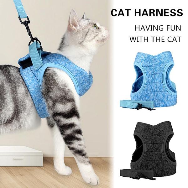 cat collars & leads adjustable harness pet anti-escape harnessleash set breathable soft vest for small dogs cats outdoor walking pets suppli
cat collars & leads adjustable harness pet anti-escape harnessleash set breathable soft vest for small dogs cats outdoor walking pets suppli