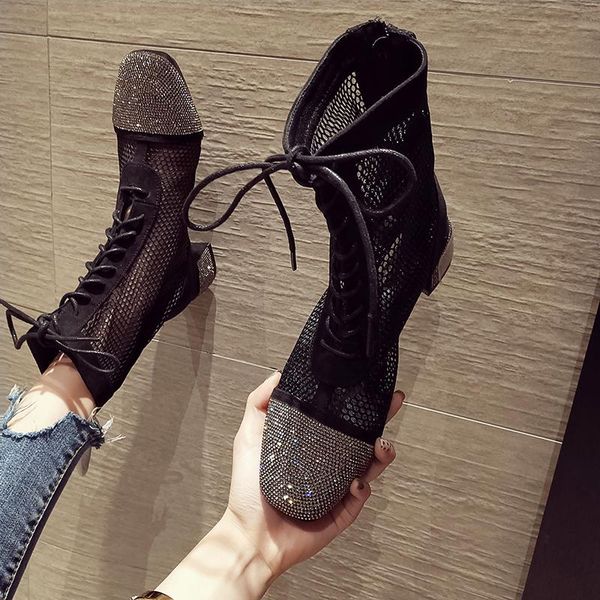 boots women's shoes female 2021 autumn rhinestones shiny thick with mesh hollow breathable lace, Black
boots women's shoes female 2021 autumn rhinestones shiny thick with mesh hollow breathable lace, Black