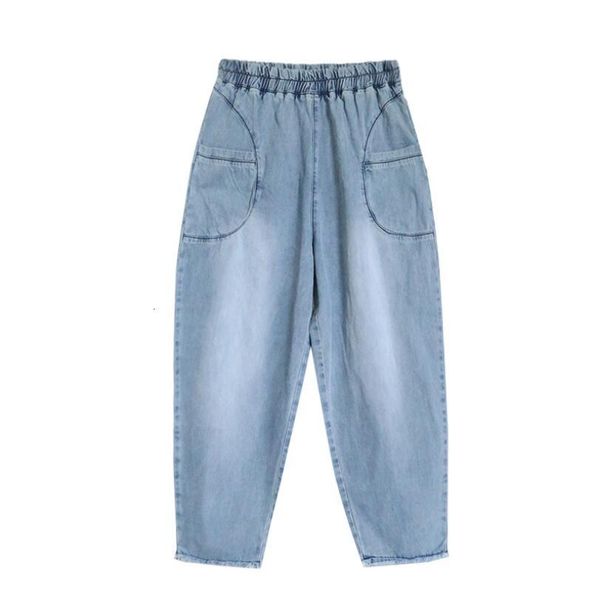 2021 women's brem casual high waist loose elastic waistband denim femme pants denigrated plus size 4xl 5xl 6xl p1697 eesr, Black;white
2021 women's brem casual high waist loose elastic waistband denim femme pants denigrated plus size 4xl 5xl 6xl p1697 eesr, Black;white