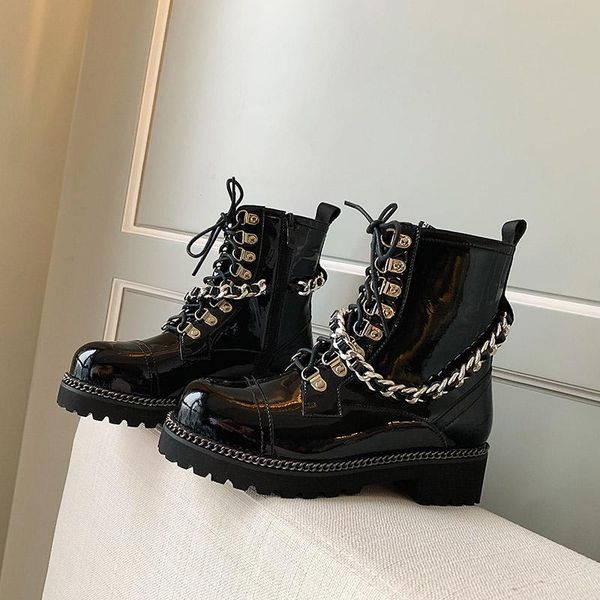 boots stylesowner women black genuine leather female motorcycle punk rivets chain shoes winter ankle
boots stylesowner women black genuine leather female motorcycle punk rivets chain shoes winter ankle