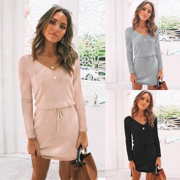 casual dresses women knitted sweater dress spring summer long-sleeve black office lady maxi mini bodycon robe plus size 20211, Black;gray
casual dresses women knitted sweater dress spring summer long-sleeve black office lady maxi mini bodycon robe plus size 20211, Black;gray