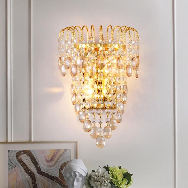 wall lamp light crystal living room bedroom bedside led modern simple corridor staircase background lighting
wall lamp light crystal living room bedroom bedside led modern simple corridor staircase background lighting