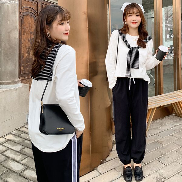 large size women's autumn and winter long sleeves round neck knitted coat 200 pounds fat mm loose thin cotton t-shirt 2611, White
large size women's autumn and winter long sleeves round neck knitted coat 200 pounds fat mm loose thin cotton t-shirt 2611, White