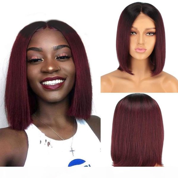 short burgundy ombre human hair bob wigs straight lace front wig virgin malaysian hair full lace wig ombre two tone #1b #99j, Black;brown
short burgundy ombre human hair bob wigs straight lace front wig virgin malaysian hair full lace wig ombre two tone #1b #99j, Black;brown
