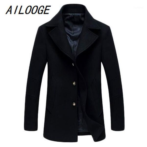 ailooge man trench coat woolen coat winter men's woolen mens overcoat single-bresated men1, Black
ailooge man trench coat woolen coat winter men's woolen mens overcoat single-bresated men1, Black