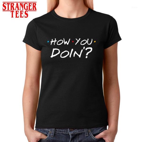 women's t-shirt est summer friends tv show quotes how you doin women fashion funny cotton t-shirts for men and female1, White
women's t-shirt est summer friends tv show quotes how you doin women fashion funny cotton t-shirts for men and female1, White