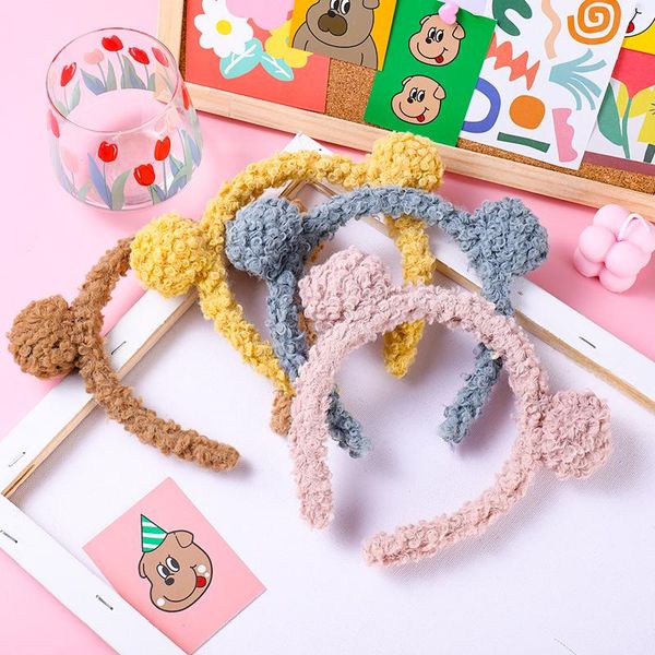 new girls cute bear ear hairband lamb hair kids sweet plush hair band simple trendy hairbands for girl hair accessories h wmthzl, Black;brown
new girls cute bear ear hairband lamb hair kids sweet plush hair band simple trendy hairbands for girl hair accessories h wmthzl, Black;brown