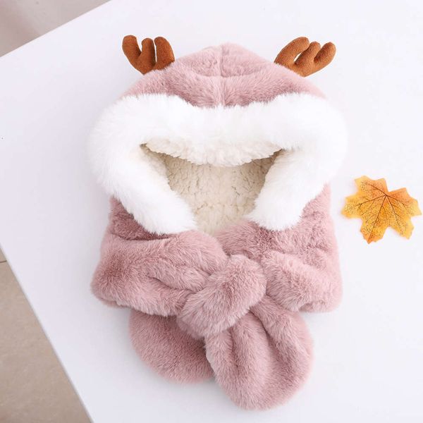 and children's autumn scarf winter integration warm fawn horn thickened baby boy's plush lei feng hat yg49, Red;brown
and children's autumn scarf winter integration warm fawn horn thickened baby boy's plush lei feng hat yg49, Red;brown