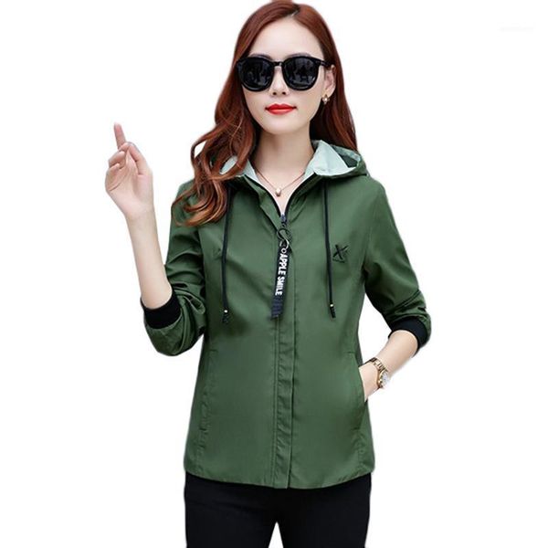 female windbreaker coat new fashion double-sided wear hooded outerwear spring autumn women short casual jacket re25411, Tan;black
female windbreaker coat new fashion double-sided wear hooded outerwear spring autumn women short casual jacket re25411, Tan;black