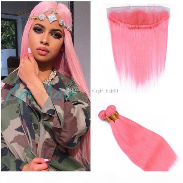 8a grade malaysian virgin hair pink lace frontal with bundles pink human hair weaves with lace frontal closure, Black;brown
8a grade malaysian virgin hair pink lace frontal with bundles pink human hair weaves with lace frontal closure, Black;brown