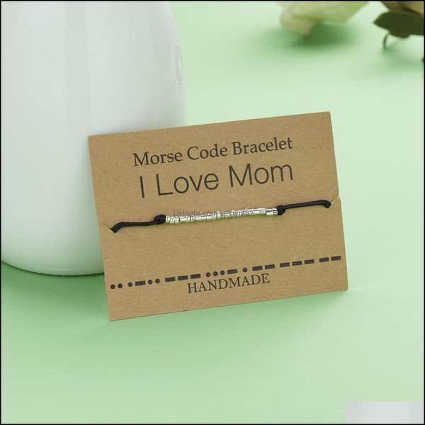 charm bracelets jewelry handmade creative stainless steel beads morse code love you mom adjustable chain bracelet for women mothers day gift, Golden;silver
charm bracelets jewelry handmade creative stainless steel beads morse code love you mom adjustable chain bracelet for women mothers day gift, Golden;silver