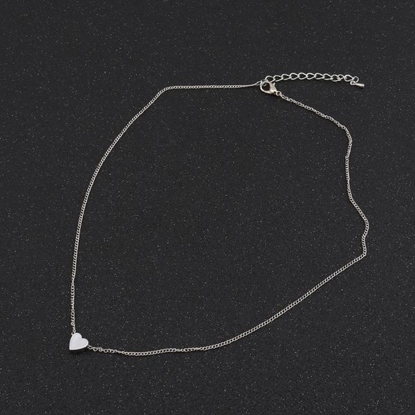 tenande simple style gold color clavicle chain necklaces sequins love heart necklaces & pendants for women valentines day gift, Silver
tenande simple style gold color clavicle chain necklaces sequins love heart necklaces & pendants for women valentines day gift, Silver