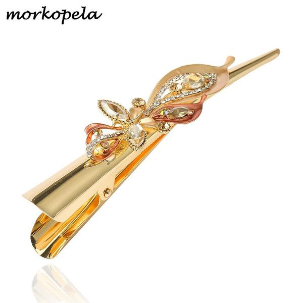morkopela vintage flower hair clip enamel hairpin women banquet hair claw accessories crystal clips jewelry, Golden;silver
morkopela vintage flower hair clip enamel hairpin women banquet hair claw accessories crystal clips jewelry, Golden;silver