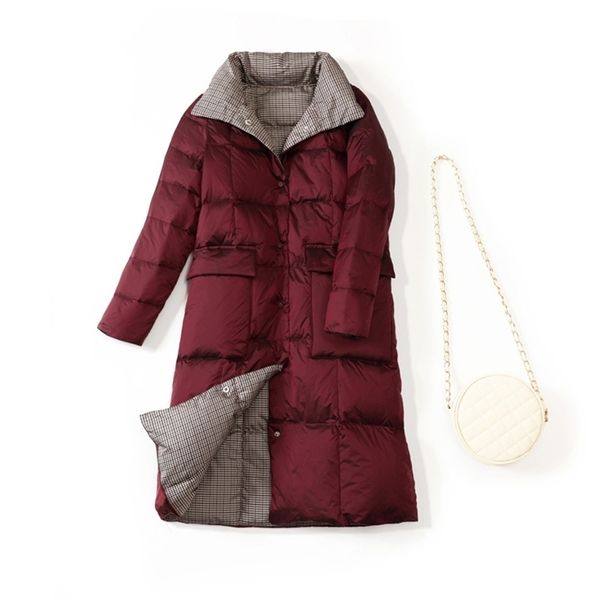 2021 new double woman long face parka winter turtleneck white down female puffer jacket snow outwear azg0, Black
2021 new double woman long face parka winter turtleneck white down female puffer jacket snow outwear azg0, Black