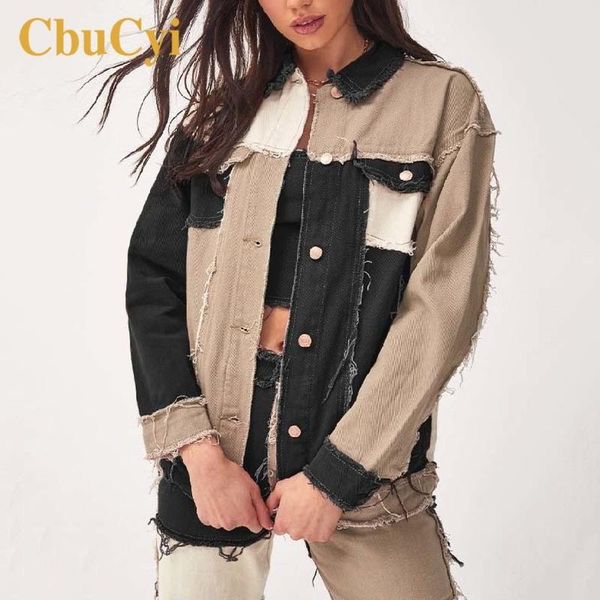 woman jean jacket patchwork single breasted tassels denim jacket women retro streetwear cotton jackets and coats mujer chaqueta, Black;brown
woman jean jacket patchwork single breasted tassels denim jacket women retro streetwear cotton jackets and coats mujer chaqueta, Black;brown