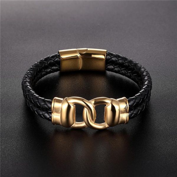 mkendn punk men jewelry braided leather charm bracelet stainless steel magnetic clasp fashion bangles sqcrvv
mkendn punk men jewelry braided leather charm bracelet stainless steel magnetic clasp fashion bangles sqcrvv