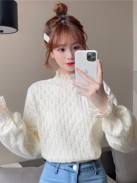 lady shirts sweety princess clothes high collar plush thick lace bottom coat women new shirt loose long sleeve lovely match wear, White
lady shirts sweety princess clothes high collar plush thick lace bottom coat women new shirt loose long sleeve lovely match wear, White