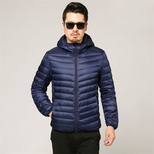 men's white duck down hooded down jacket fashion casual winter portable thin and light warm coat male brand clothes 7 colors q1217, Black
men's white duck down hooded down jacket fashion casual winter portable thin and light warm coat male brand clothes 7 colors q1217, Black
