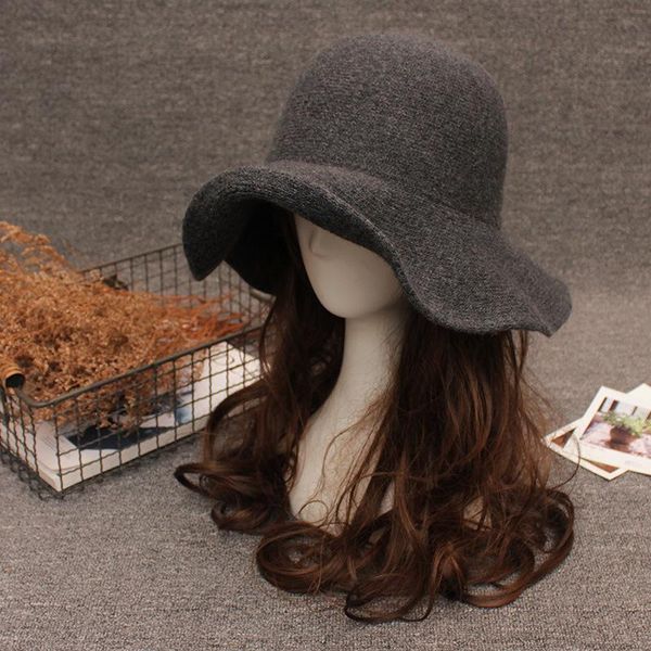 wide brim hats 2021 fashion woolen vintage bucket hat thickened warm winter plush fisherman for women lady outdoor adjustable, Blue;gray
wide brim hats 2021 fashion woolen vintage bucket hat thickened warm winter plush fisherman for women lady outdoor adjustable, Blue;gray