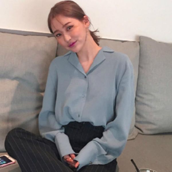 fashion woman blouses 2020 long sleeve solid chiffon blouse women shirts casual office ladies womens and blouses a881, White
fashion woman blouses 2020 long sleeve solid chiffon blouse women shirts casual office ladies womens and blouses a881, White