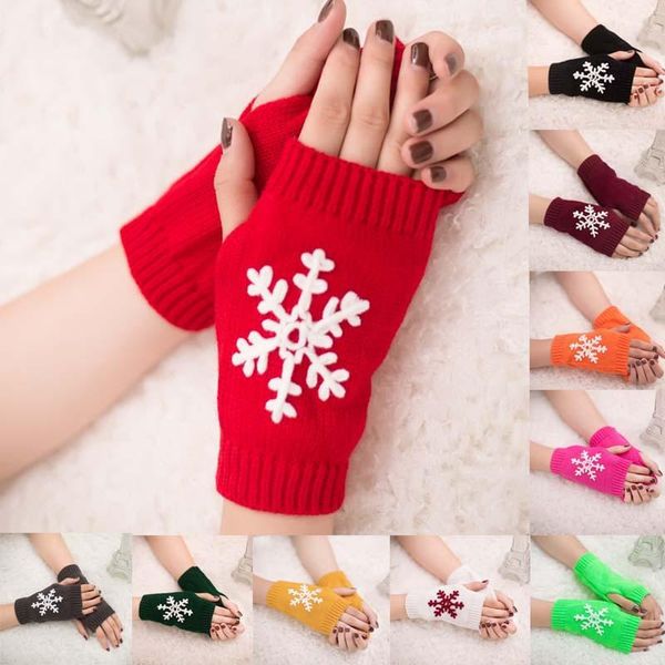 half-finger driving gloves fingerless gloves semi-finger 1 pair snowflake pattern knitted christmas warm mittens, Blue;gray
half-finger driving gloves fingerless gloves semi-finger 1 pair snowflake pattern knitted christmas warm mittens, Blue;gray