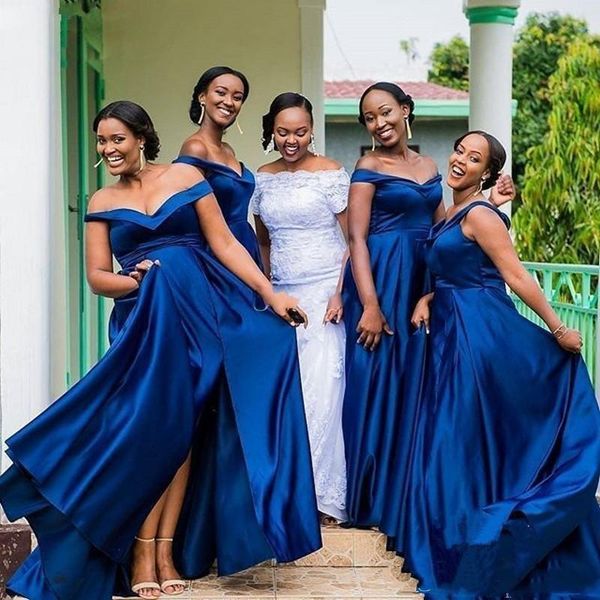 2021 royal blue plus size african bridesmaid dresses off shoulder zipper back maid of honor robe de marrige wedding party gowns, White;pink
2021 royal blue plus size african bridesmaid dresses off shoulder zipper back maid of honor robe de marrige wedding party gowns, White;pink