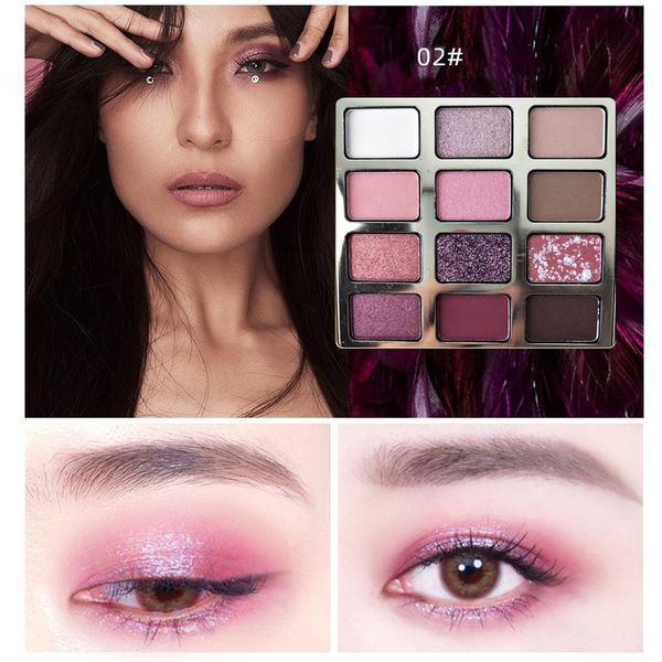 12 colors colorfast shimmer matte smudge-proof eyeshadow long lasting eye shadow powder palette
12 colors colorfast shimmer matte smudge-proof eyeshadow long lasting eye shadow powder palette