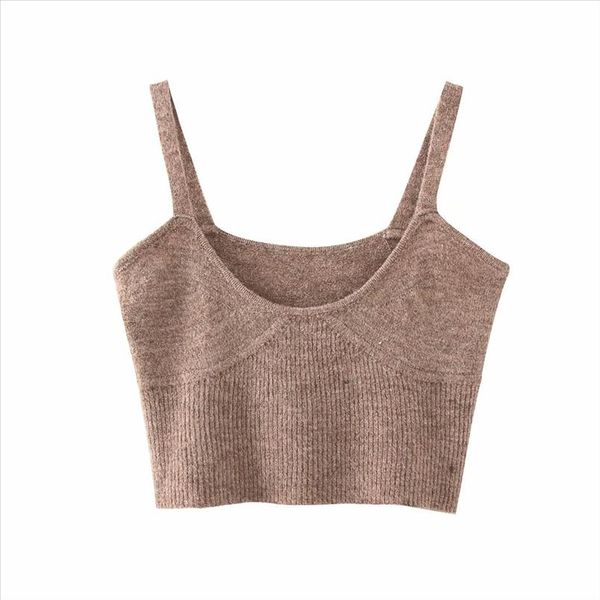 2021 spring womens new slim thin wild knit camisole female sense sleeveless beautiful back retro bottoming shirt, White
2021 spring womens new slim thin wild knit camisole female sense sleeveless beautiful back retro bottoming shirt, White